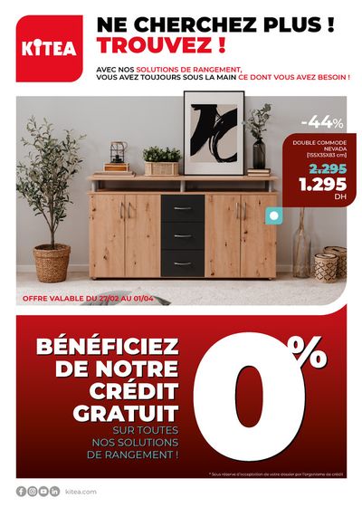 Catalogue KITEA à Boufakrane | Ne Cherchez Plus! Trouvez! | 29/02/2024 - 01/04/2024