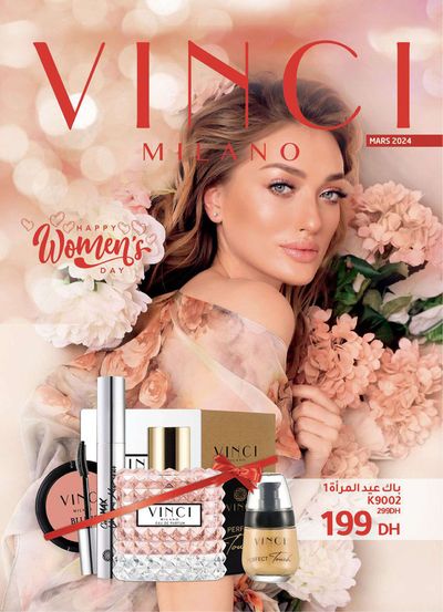 Promos de Parfumeries et Beauté à Rabat | Happy Women's Day! sur Vinci | 01/03/2024 - 31/03/2024