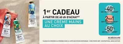 Catalogue Yves Rocher à Fès | Une Crème Mains Au Choix | 04/03/2024 - 31/03/2024
