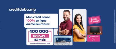 Promos de Banques à Tit Mellil | Mon Crédit Conso! sur BMCE Bank | 19/03/2024 - 30/03/2024