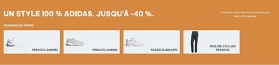 Catalogue Adidas à El Mansouria | Un Style 100 % Adidas. | 25/03/2024 - 29/03/2024