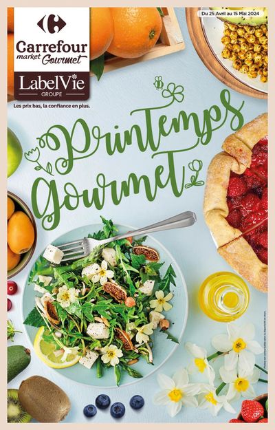 Promos de Supermarchés | Printemps Gourmet sur Carrefour Market | 25/04/2024 - 15/05/2024