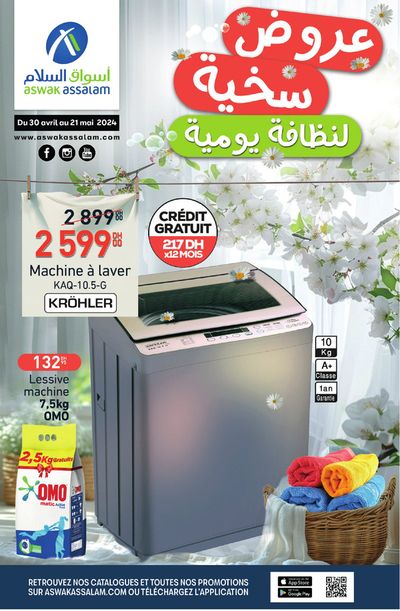 Promos de Supermarchés à Marrakech | Offre Généreuse! sur Aswak Assalam | 02/05/2024 - 21/05/2024