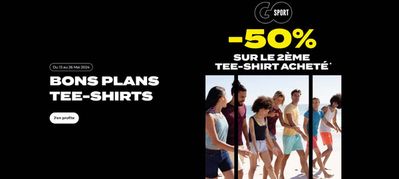 Promos de Sport à Casablanca | Bons Plans Tee-Shirts sur Go Sport | 13/05/2024 - 26/05/2024