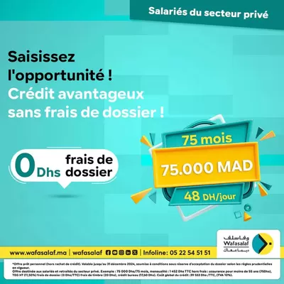 Promos de Banques à Marrakech | Offre Spéciale! sur Wafasalaf | 11/07/2024 - 31/12/2024