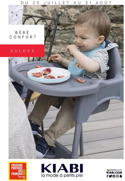 Catalogue Kiabi à M'Diq | Bébé Confort Soldes | 26/07/2024 - 31/08/2024