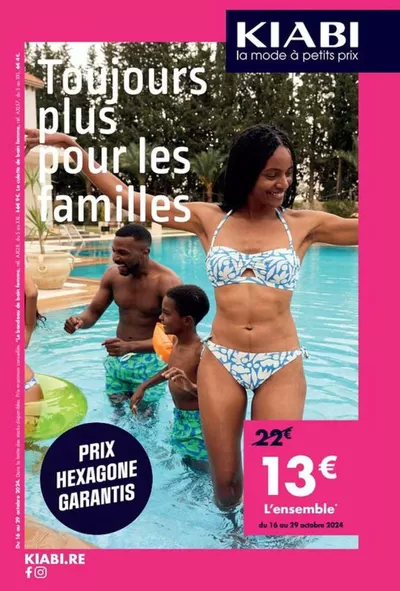 Promos de Vetêments, chaussures et accessoires à Mohammédia | Kiabi Weekly ad sur Kiabi | 17/10/2024 - 31/10/2024