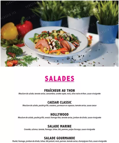 Promos de Restaurants | Menu sur Venezia Ice | 07/11/2024 - 21/11/2024