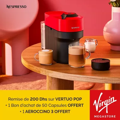 Catalogue Virgin Megastore à Rabat | Nespresso | 18/11/2024 - 25/11/2024