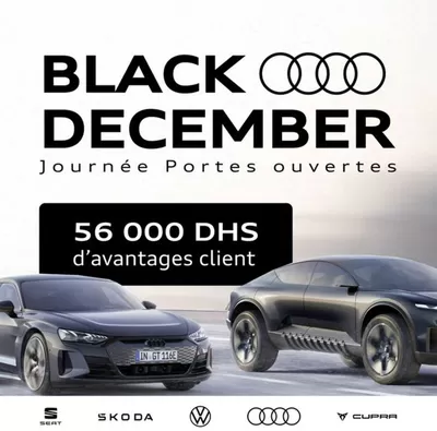 Catalogue Audi à Kénitra | Black December  | 02/12/2024 - 31/12/2024