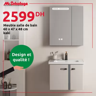 Promos de Maison et Bricolage à Meknès | Catalogue Mr.Bricolage sur Mr.Bricolage | 21/01/2025 - 28/01/2025