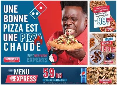 Promos de Restaurants à Marrakech | Offre  sur Domino's Pizza | 18/02/2025 - 26/03/2025