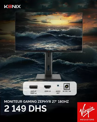 Promos de Électroménager et Technologie à Agadir | Nos meilleures offres pour vous sur Virgin Megastore | 14/03/2025 - 28/03/2025