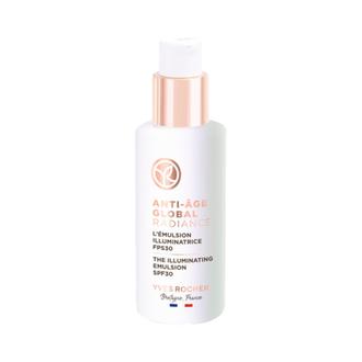 Anti-Age Global Radiance L'Emulsion Illuminatrice SPF30 offre à 459 Dh sur Yves Rocher