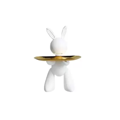 STATUE PETIT  LAPIN BLANC  ART SCULPTURE offre à 299 Dh sur Yatout