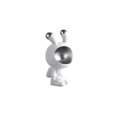 STATUE BEBE ASTRONUT BLANC ET ARGENTE ART SCULPTURE offre à 249 Dh sur Yatout