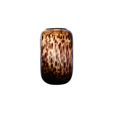 VASE EN VERRE MOAI VISAGE MARRON LONG offre à 299 Dh sur Yatout