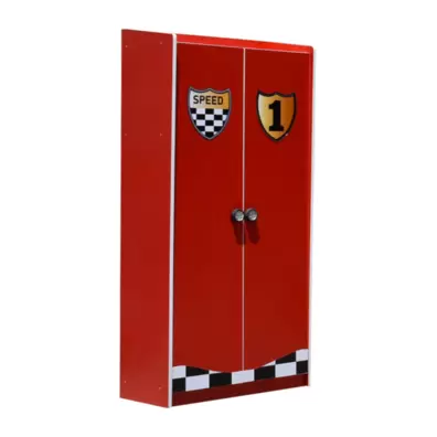 RACING CAR ARMOIRE 2 PORTES  ROUGE offre à 1990 Dh sur Yatout