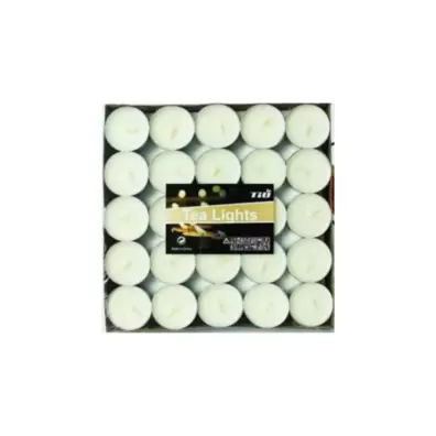 BOUGIE TEA LIGHT PACKET 50 PCS 13 G offre à 49 Dh sur Yatout