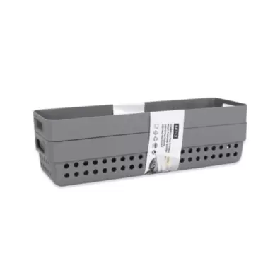 SET 2 CORBEILLE MULTI USAGE 24X7.5X5 CM CONFORTIME offre à 20 Dh sur Yatout