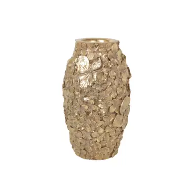 FLORAL VASE  POLYRESINE DOREE 11.4×11.4×19.5 CM offre à 120 Dh sur Yatout