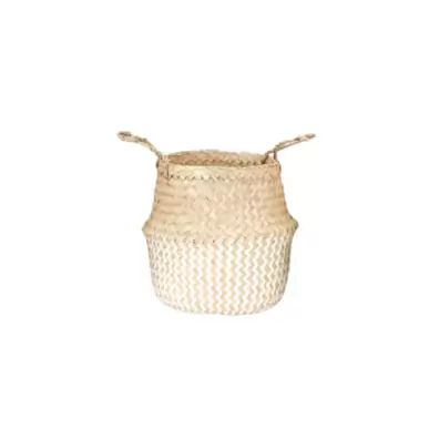 VETNAM PANIER OSIER  BEIGE 26x15x38 CM offre à 79 Dh sur Yatout