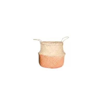 VETNAM PANIER OSIER BEIGE / ORANGE  16x10x26 CM offre à 49 Dh sur Yatout