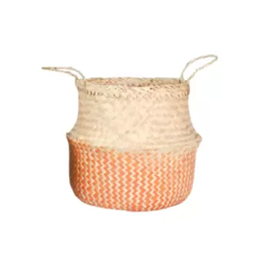 VETNAM PANIER OSIER BEIGE / ORANGE 40x19x51 CM offre à 149 Dh sur Yatout