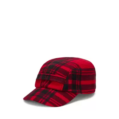 Plaid Wool-Blend Earflap Cap offre à 37470 Dh sur Ralph Lauren