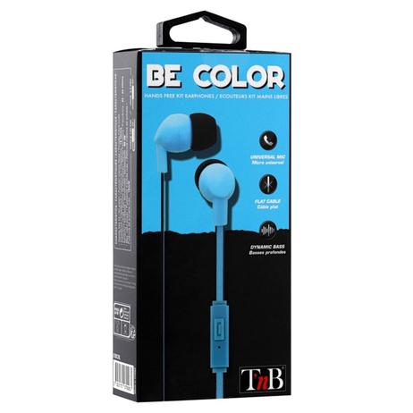 Ecouteur T'nb Be Color Mic - Bleu/noir offre à 99 Dh sur Biougnach
