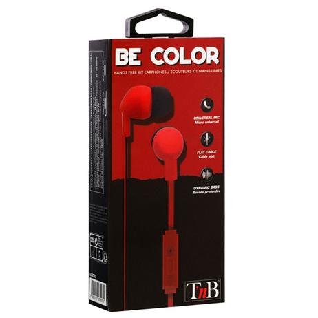 Ecouteur T'nb Be Color Mic - Rouge/noir offre à 99 Dh sur Biougnach