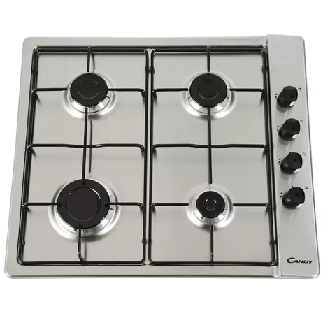 Chw60lx/plaque De Cuisson  Candy  A Gaz 4 Feux Inox 60cm offre à 999 Dh sur Biougnach