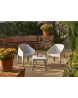 SET DE JARDIN 2 CHAISES +TABLE BAKU+MONACO offre à 1399 Dh sur Bricoma