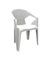 CHAISE DELTA BLANC 03887 offre à 279 Dh sur Bricoma