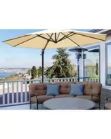 PARASOL BANANE 3M INCLINABLE A MANIVELLE (8 BRANCHES) SU1009 offre à 1499 Dh sur Bricoma