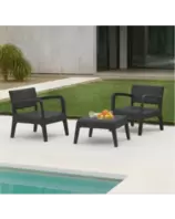 SALON DE JARDIN MIAMI TÊTE À TÊTE offre à 1299 Dh sur Bricoma