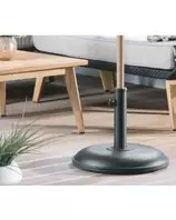 SOCLE ROND DE PARASOL NOIR EN RESINE 12KG VES-4449 offre à 269 Dh sur Bricoma