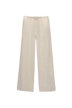 Pantalon rustique en lin offre à 399 Dh sur Pull & Bear