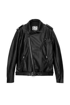 Blouson style motard en similicuir offre à 769 Dh sur Pull & Bear