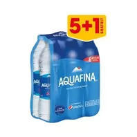 Pack de 6 bouteilles d’eau de table minéralisée Aquafina offre à 20,95 Dh sur Carrefour Market