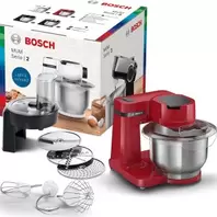 Robot petrin de cuisine MUM Serie 2 en acier inoxydable, rouge (MUMS2ER01) - offre à 1499 Dh sur Cosmos