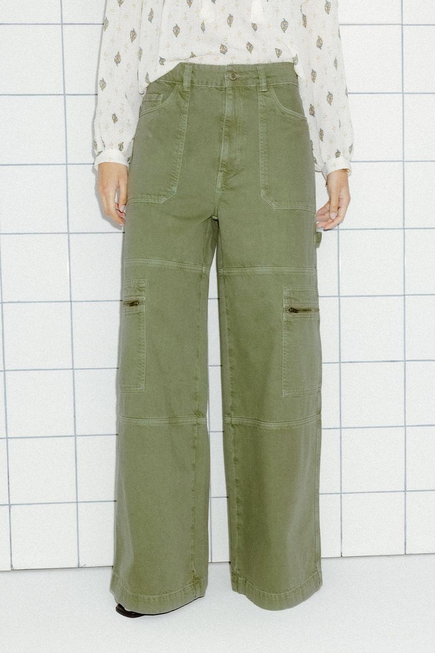 Pantalon large cargo Femme offre à 45,99 Dh sur Promod