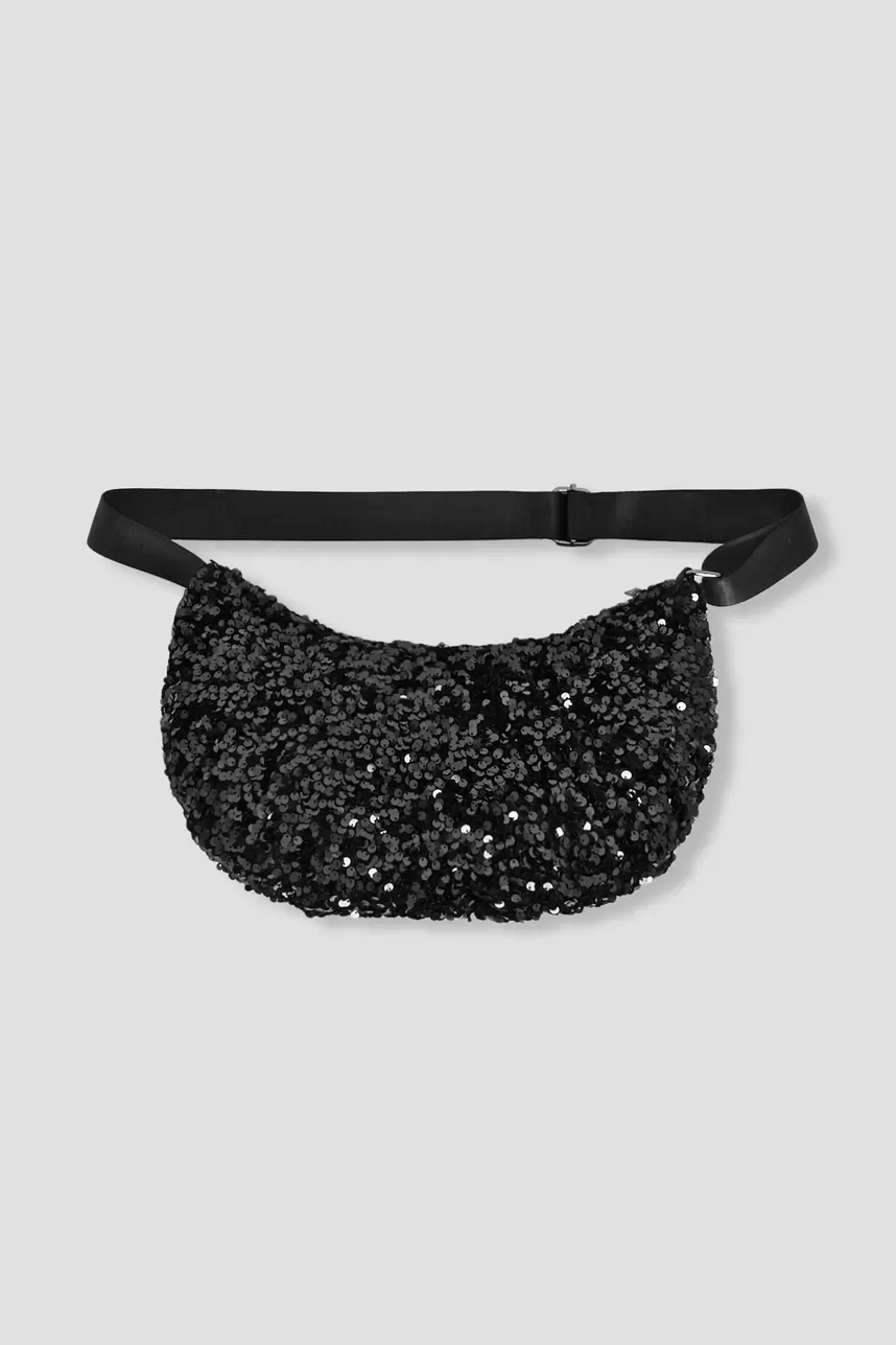 Sac banane à paillettes Femme offre à 25,99 Dh sur Promod