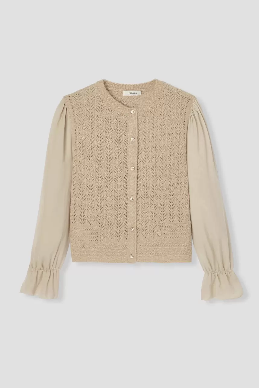 Cardigan effet superposé Femme offre à 39,99 Dh sur Promod