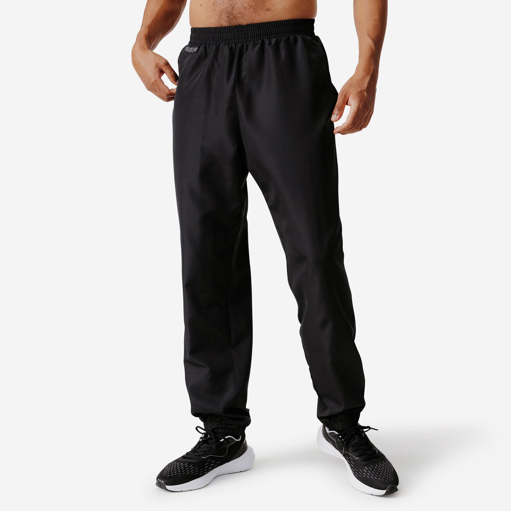 Pantalon running respirant homme - Dry 100 Noir offre à 119 Dh sur Decathlon