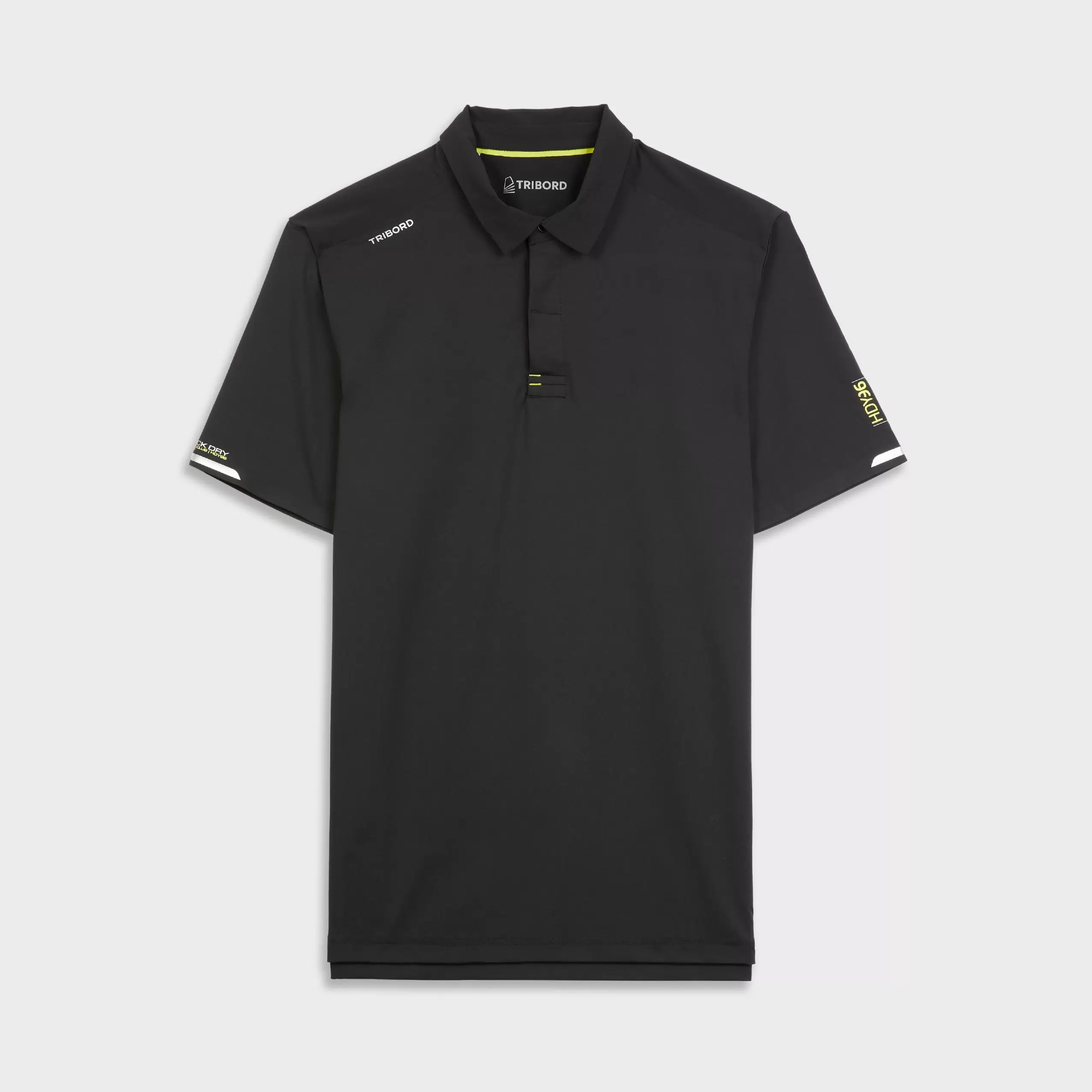 Polo manches courtes de voile Homme race 500 noir offre à 129 Dh sur Decathlon