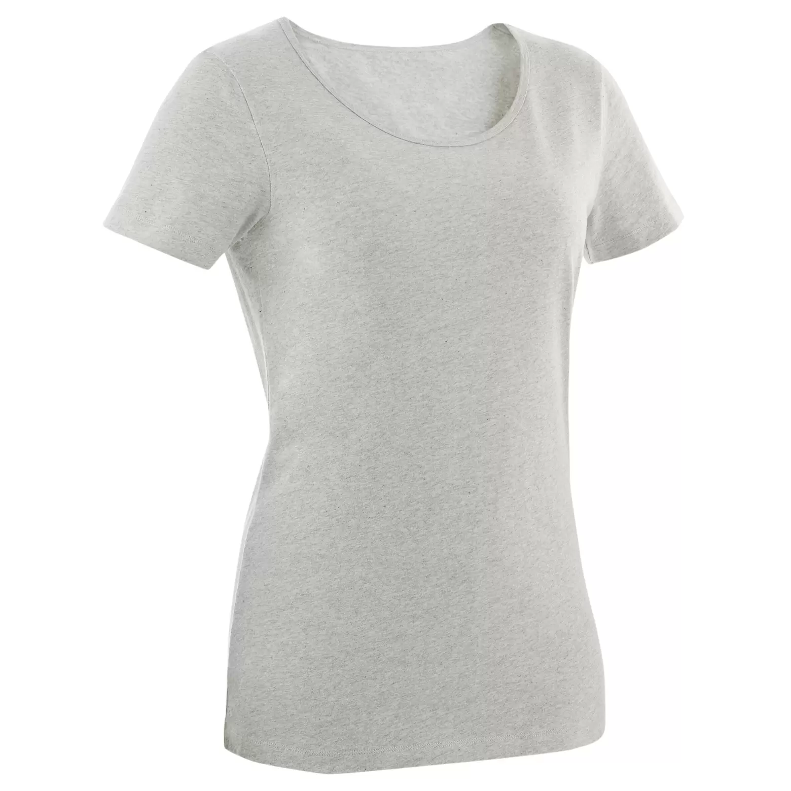 T-shirt Fitness Femme - 100 Gris offre à 49 Dh sur Decathlon