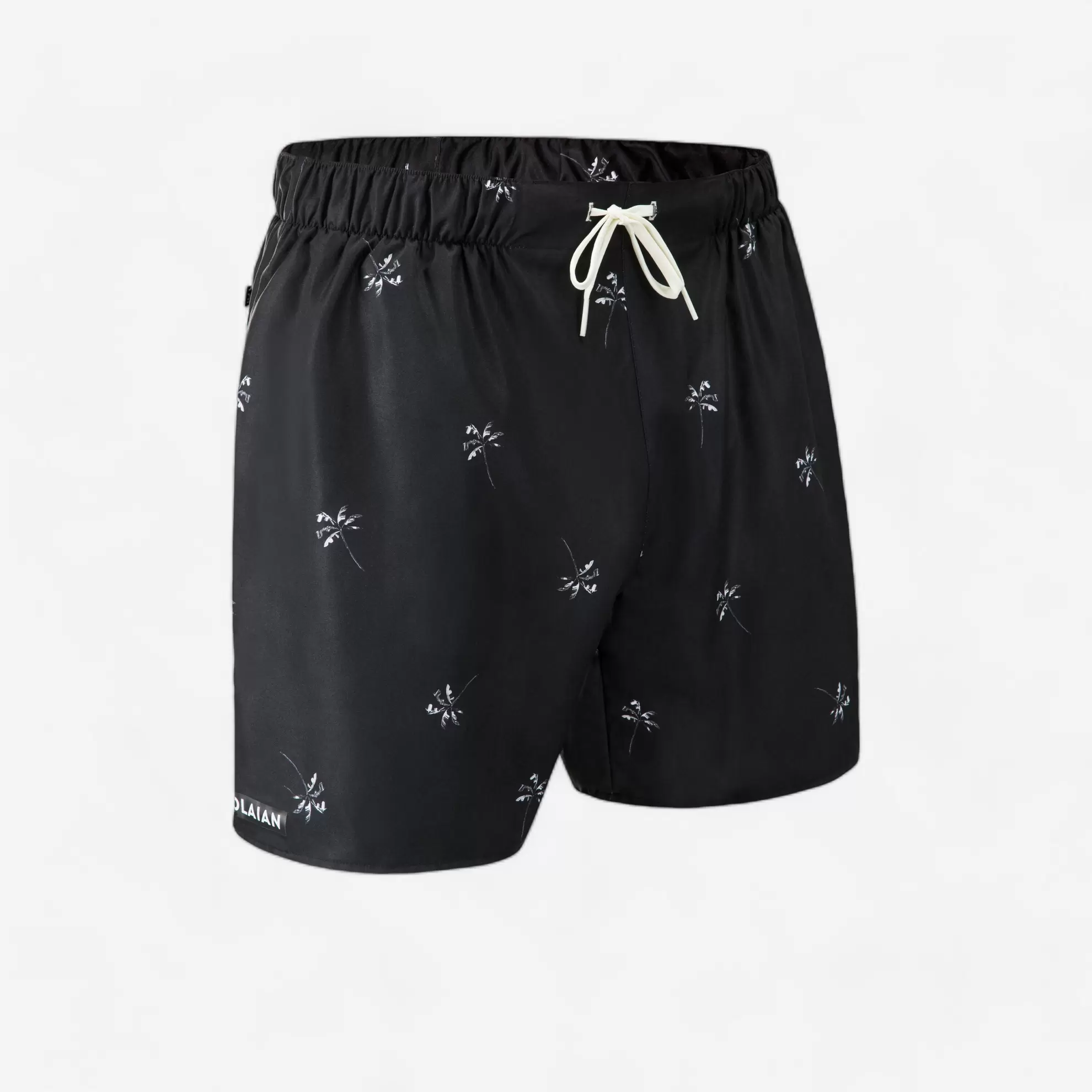 Short de bain 15" homme - 100 palmito noir offre à 129 Dh sur Decathlon