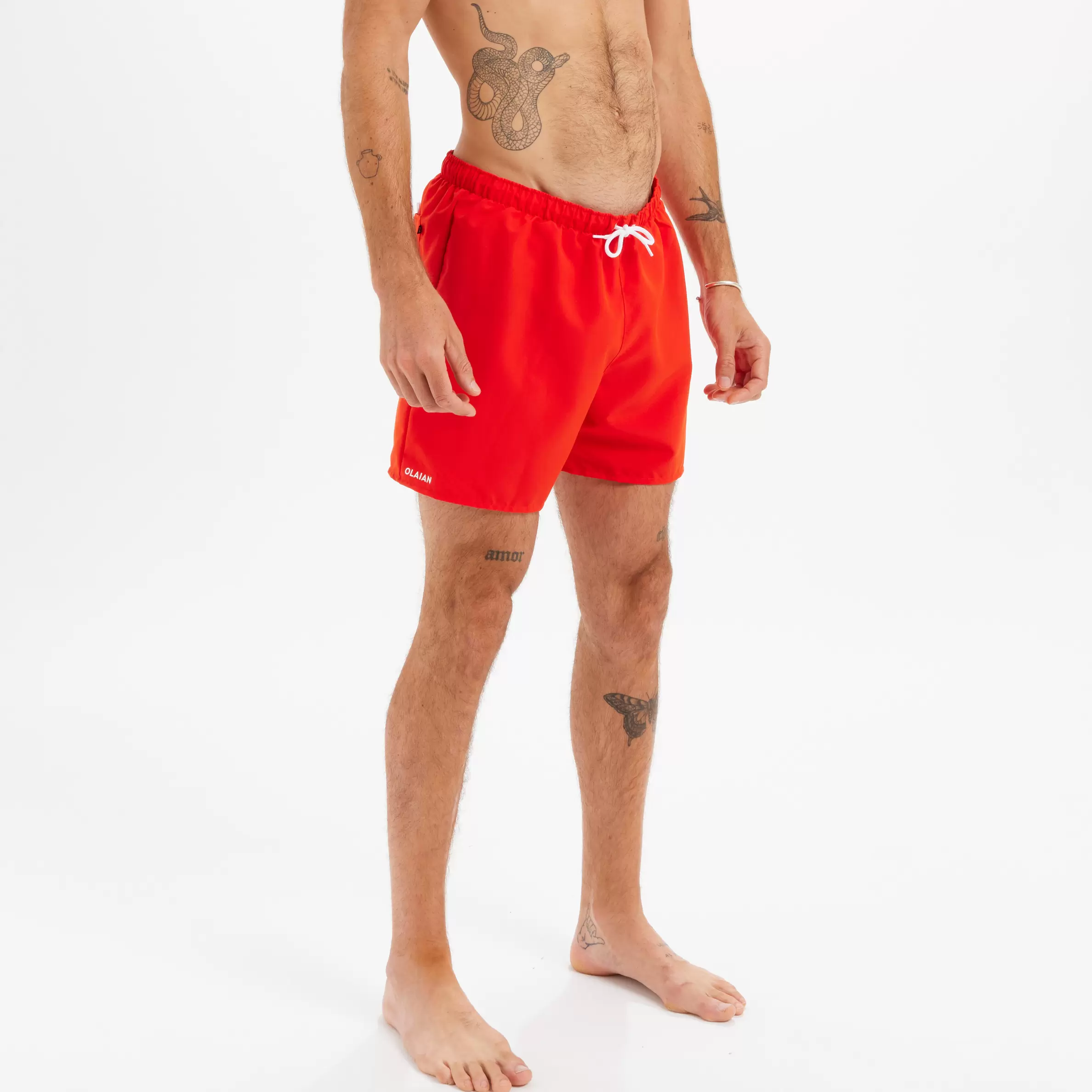 Boardshort Hendaia NT rouge offre à 59 Dh sur Decathlon