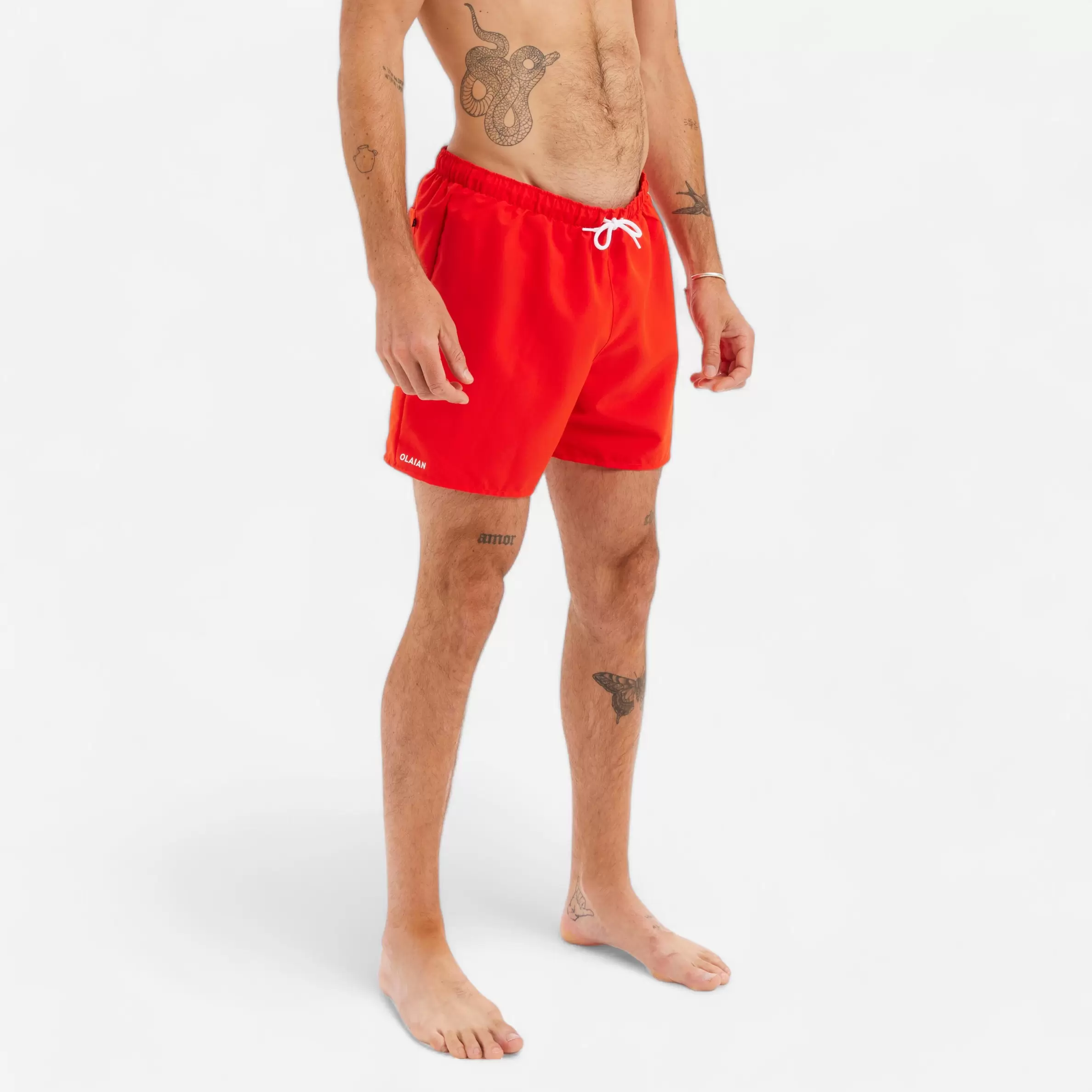 Boardshort Hendaia NT rouge offre à 59 Dh sur Decathlon